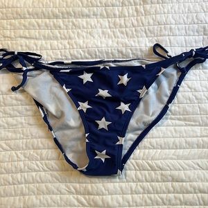 Old Navy blue with white stars bikini bottom